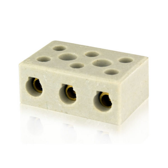 CONECTOR PORCELANA 3 FIOS 10MM
