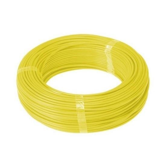 Cabo Flexível 4,0mm Amarelo rolo 100m