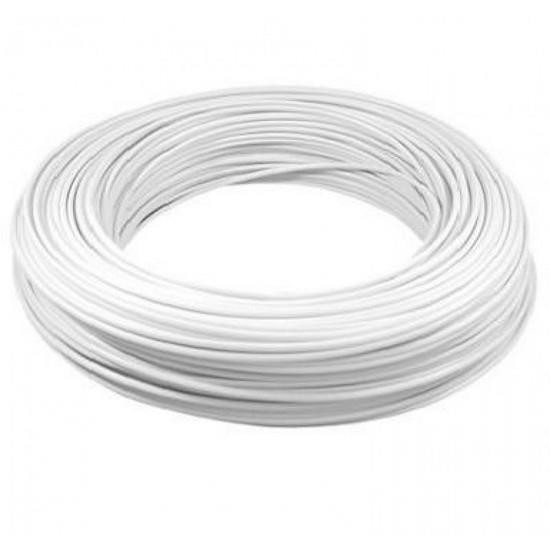 Cabo Flexível 4,0mm Branco rolo 100m