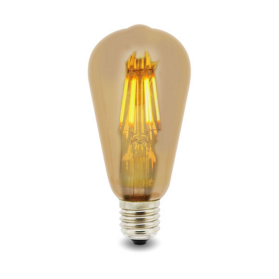 LÂMPADA LED FILAMENTO 6W BRANCO QUENTE
