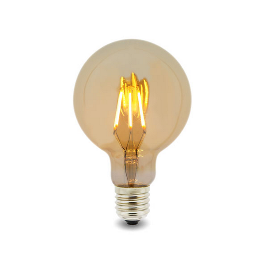LÂMPADA LED FILAMENTO GLOBO G80 6W BRANCO QUENTE