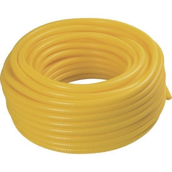Conduíte Corrugado Amarelo 25mm 3/4" rolo 50M